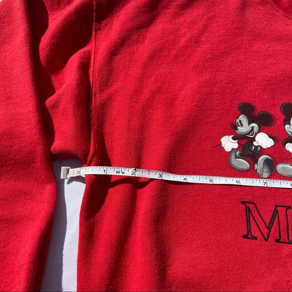 Y2K Red Mickey Mouse Disney Sweatshirt - Picture 7 of 13